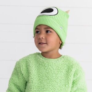 New Little Sleepies Disney Monsters Inc. Mike Wazowski Bamboo Knit Beanie